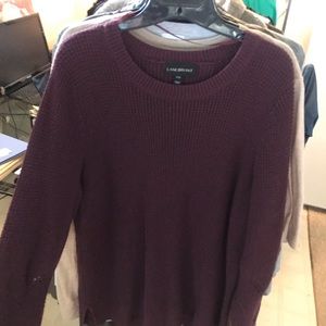 Crew Neck Sweater with back detail